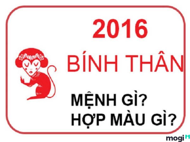 Giải Đáp Phong Thủy: Sinh Năm 2016 Mệnh Gì? Tuổi Bính Thân Hợp Màu Gì, Khắc Màu Gì?