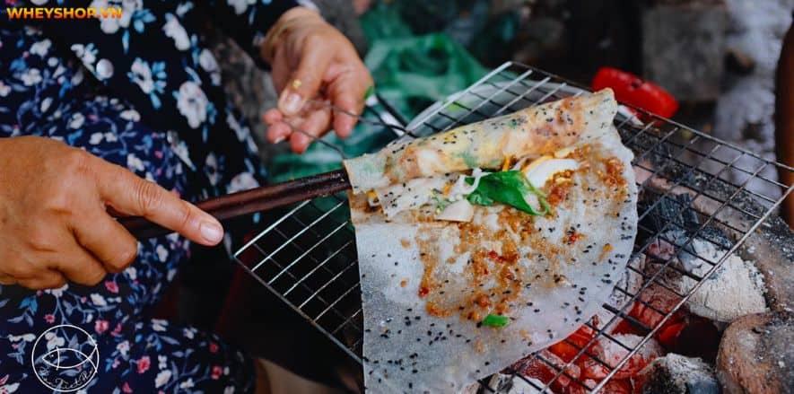 Bánh tráng nướng bao nhiêu calo? Ăn bánh tráng nướng có béo không?