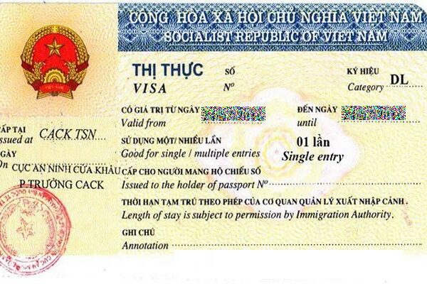 6 loại visa thị thực nhập cảnh Việt Nam phổ biến