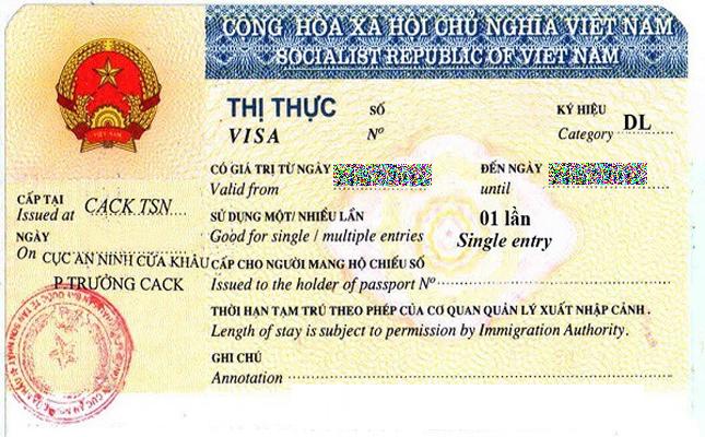 6 loại visa thị thực nhập cảnh Việt Nam phổ biến