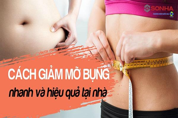 Cách giảm mỡ bụng tự nhiên cho nữ nhanh cấp tốc tại nhà