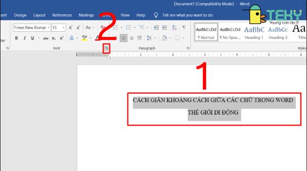 Cách giãn chữ trong Word- Hướng dẫn chi tiết đơn giản nhất