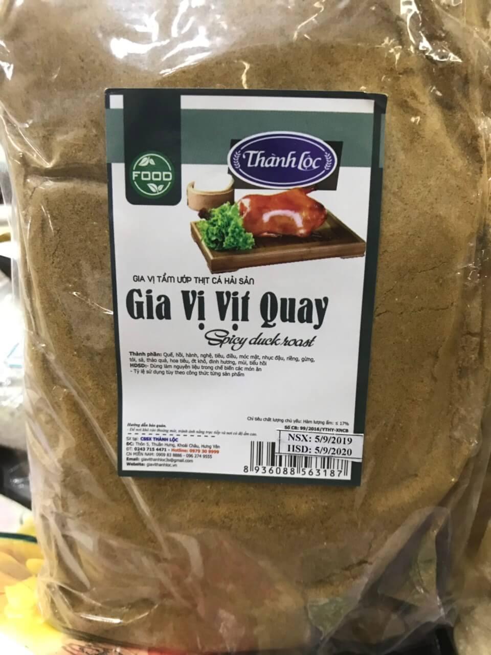 Gia vị vịt quay