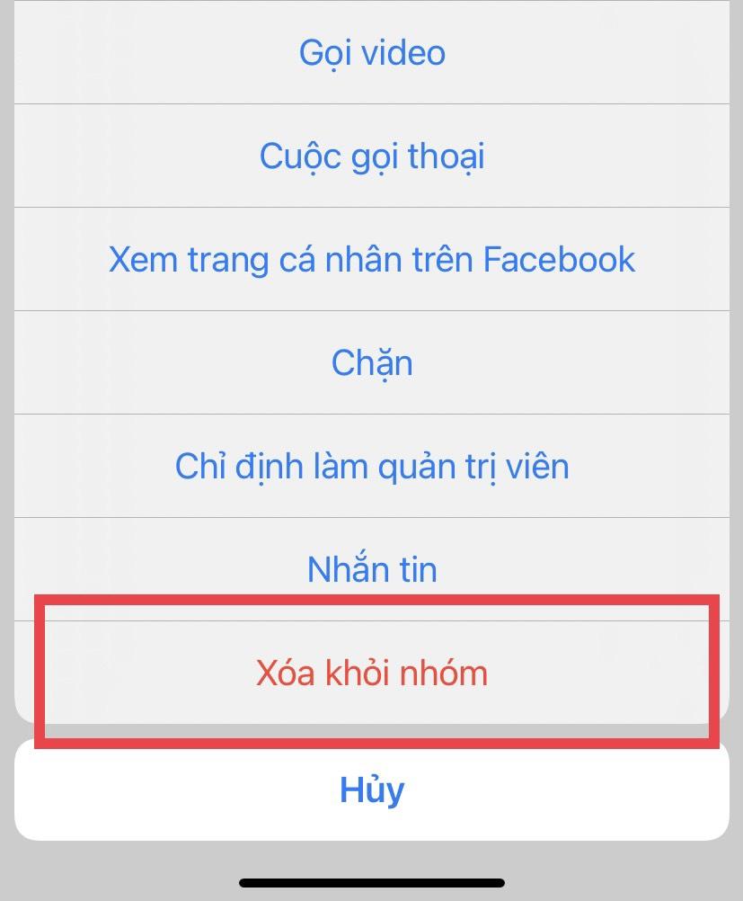 Hướng dẫn cách giải tán nhóm Messenger đơn giản