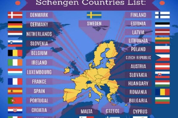 Tổng hợp đầy đủ danh sách các nước thuộc khối Schengen châu Âu