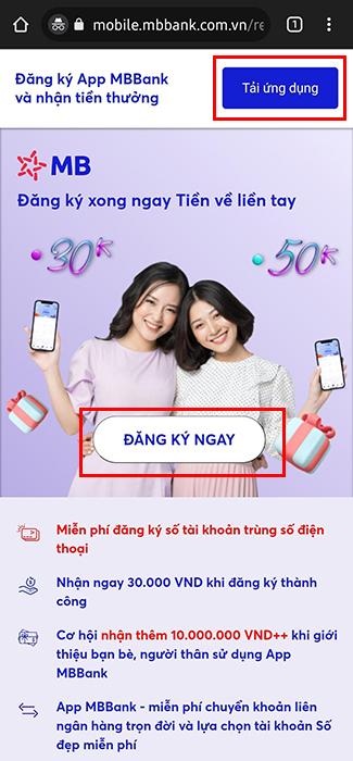 Hướng dẫn đăng ký mở tài khoản ngân hàng MBBank online tại nhà – Nhận 40K ngay