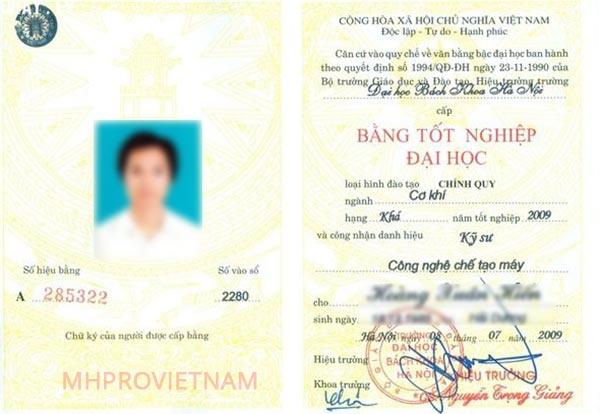 Mua bằng cao đẳng thật 100% không giả