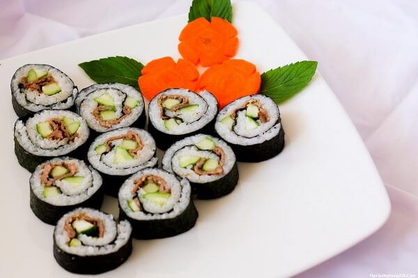 Những nguyên liệu làm sushi Nhật không thế thiếu