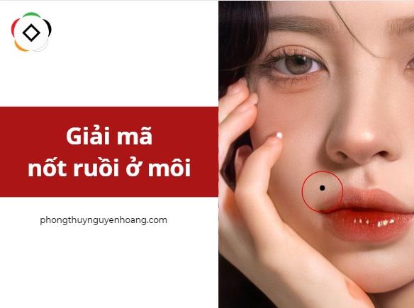 Nốt ruồi ở Môi trên, Môi dưới, Mép miệng ở Nam Nữ ý nghĩa gì?