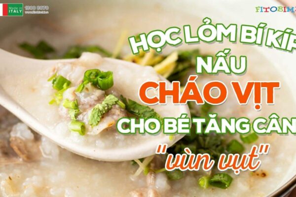 Học lỏm bí quyết nấu cháo vịt cho bé tăng cân “vùn vụt”