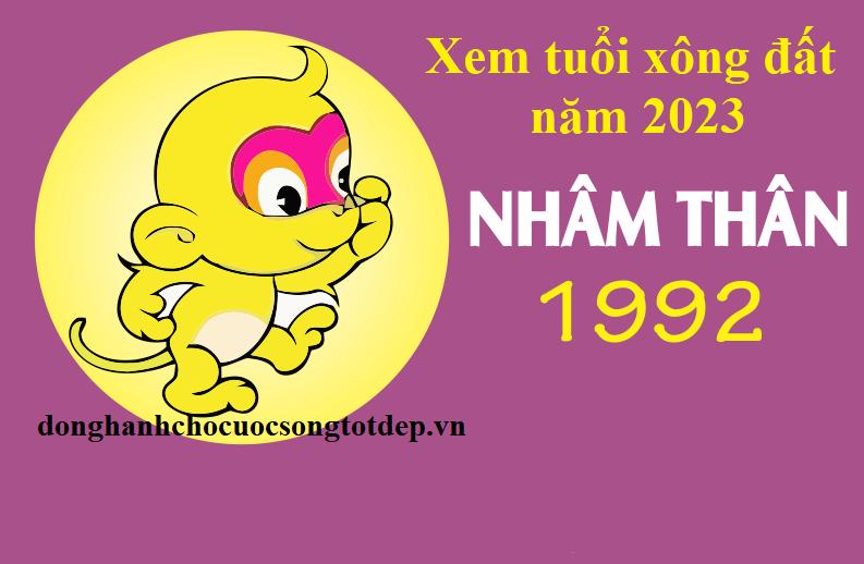 Xem tuổi xông nhà năm 2023 cho tuổi Nhâm Thân 1992 Công Thành Danh Toại