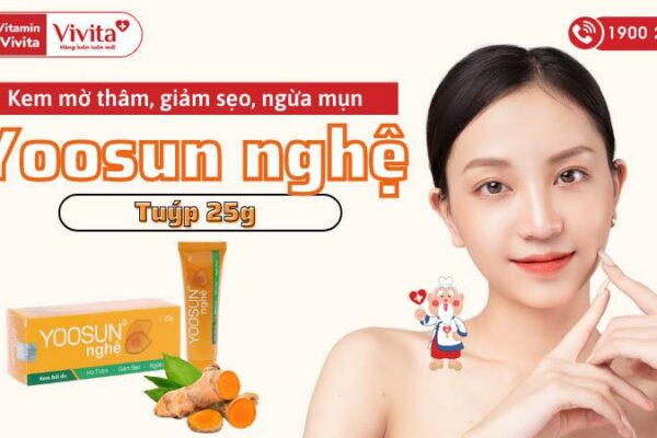 Kem mờ thâm, giảm sẹo, ngừa mụn Yoosun nghệ | Tuýp 25g