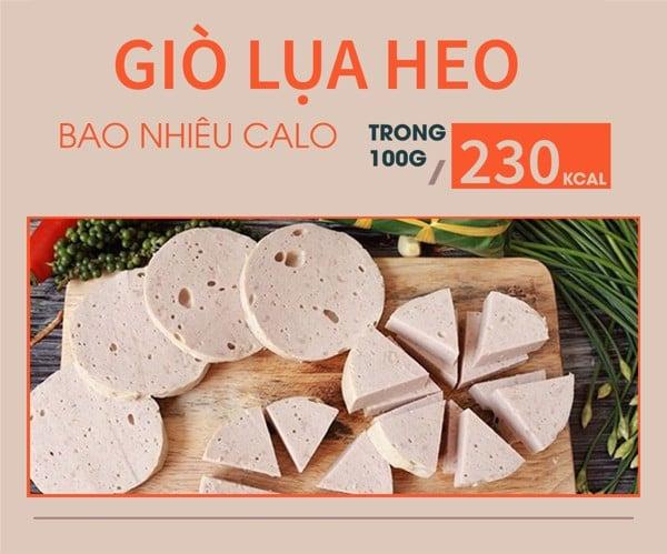 Giò lụa bao nhiêu calo? Ăn giò lụa có mập không?