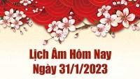 Lịch âm 30/1, âm lịch hôm nay thứ Hai ngày 30/1/2023 là ngày tốt hay xấu? Lịch vạn niên ngày 30 tháng 1 năm 2023