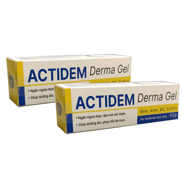 Actidem Derma gel giảm mụn giá bao nhiêu, mua ở đâu uy tín