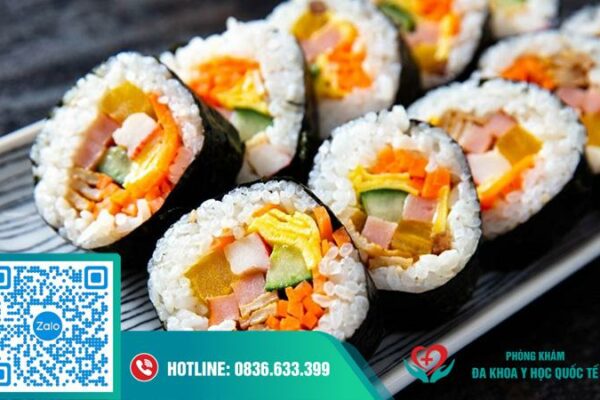 1 cuộn kimbap bao nhiêu calo? ăn kimbap có mập không?