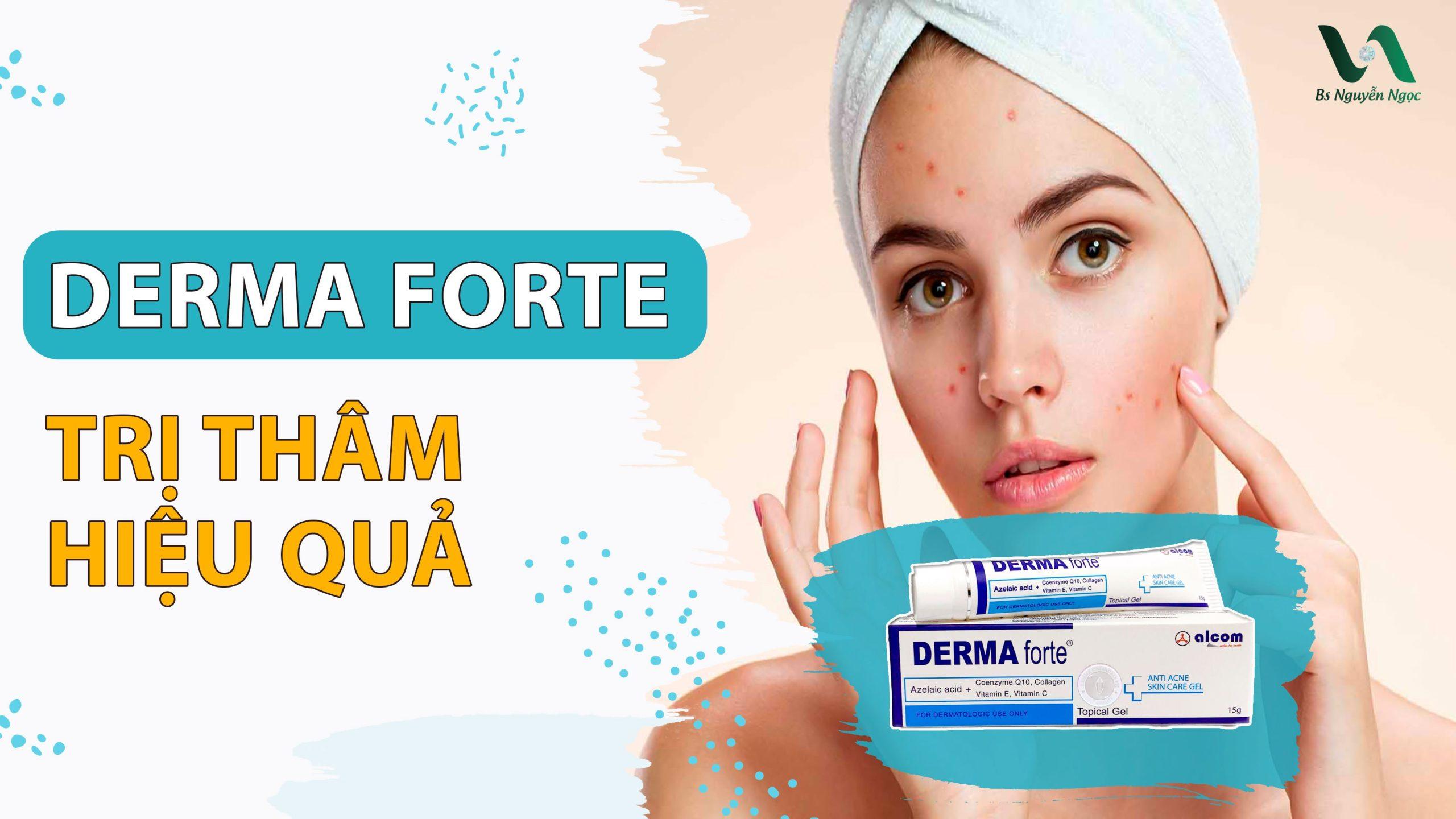 Bôi Derma Forte bao lâu thì rửa mặt? Cách dùng hiệu quả