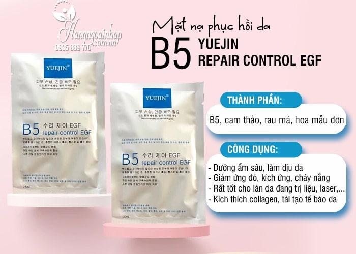 Mặt nạ phục hồi da B5 Yuejin Repair Control EGF của Hàn Quốc