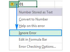 Cách thêm các số 0 vào đầu các giá trị trong Excel