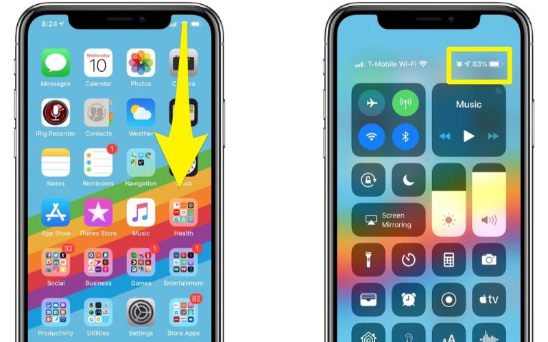 Cách bật phần trăm pin iPhone XS chính xác nhanh chóng