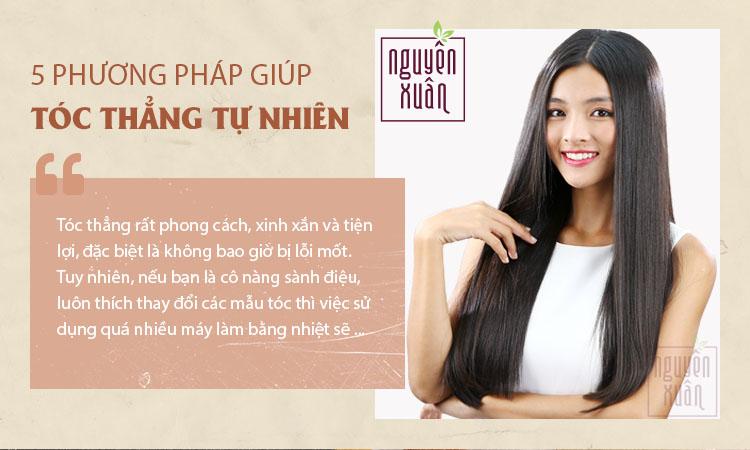 5 cách làm thẳng tóc tự nhiên ngay tại nhà, không cần ép