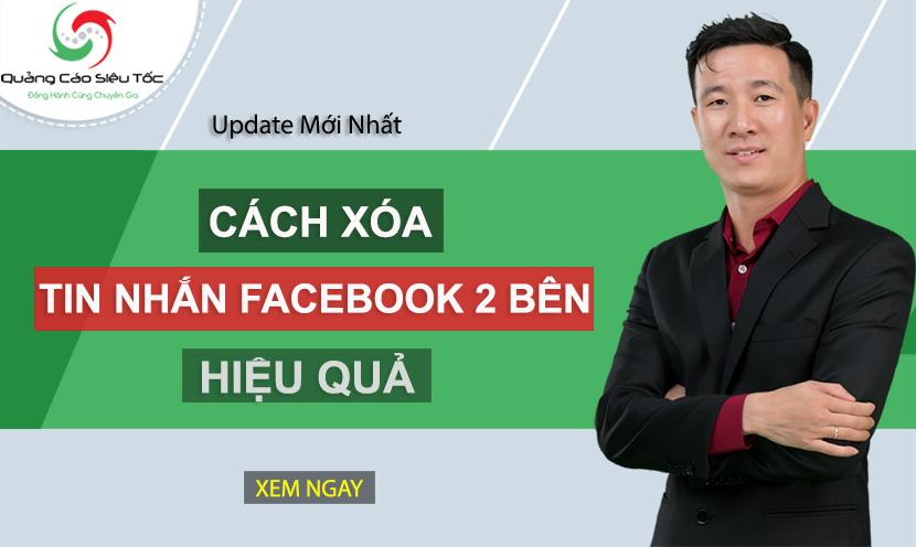 Hướng dẫn cách xóa tin nhắn trên fanpage Facebook 2023