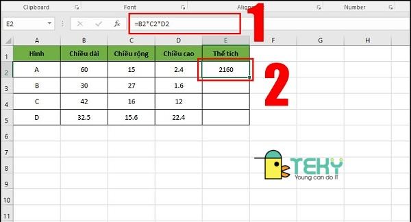 4 cách tính phép nhân trong Excel dễ hiểu nhất