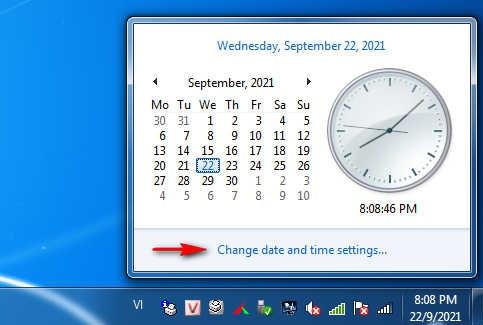 Cài đặt ngày giờ trên máy tính win 7 win 10