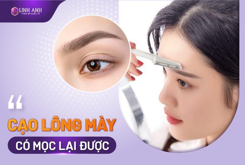 Cạo lông mày có mọc lại không? Bí quyết giúp chân mày mọc nhanh