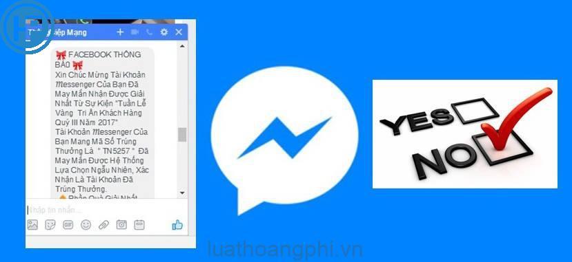 Tin nhắn chương trình trúng thưởng của Facebook có thật không?