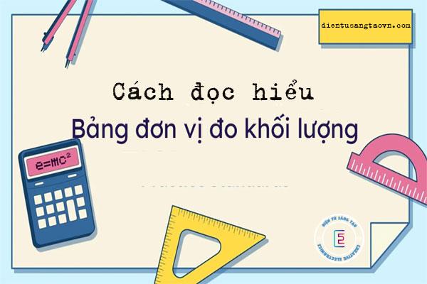 Bảng đơn vị đo khối lượng là gì? Cách đọc, hướng dẫn quy đổi và một số lưu ý