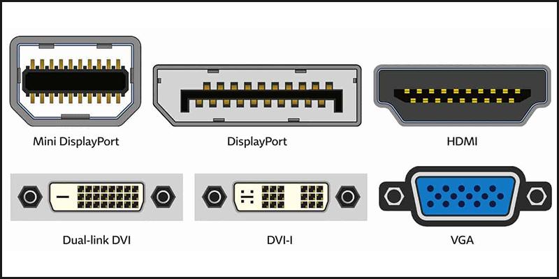 Các loại cổng kết nối trên màn hình máy tính tốt nhất