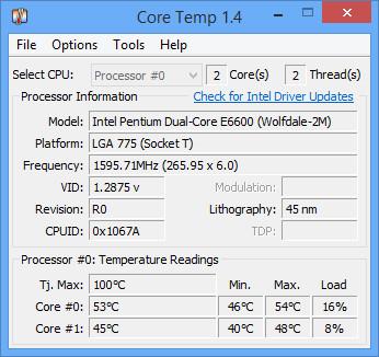 Top 5 Phần mềm Đo Nhiệt Độ CPU Máy tính Chính xác nhất