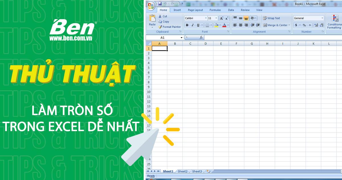 8 Cách làm tròn số trong Excel với hàm Round, Roundup