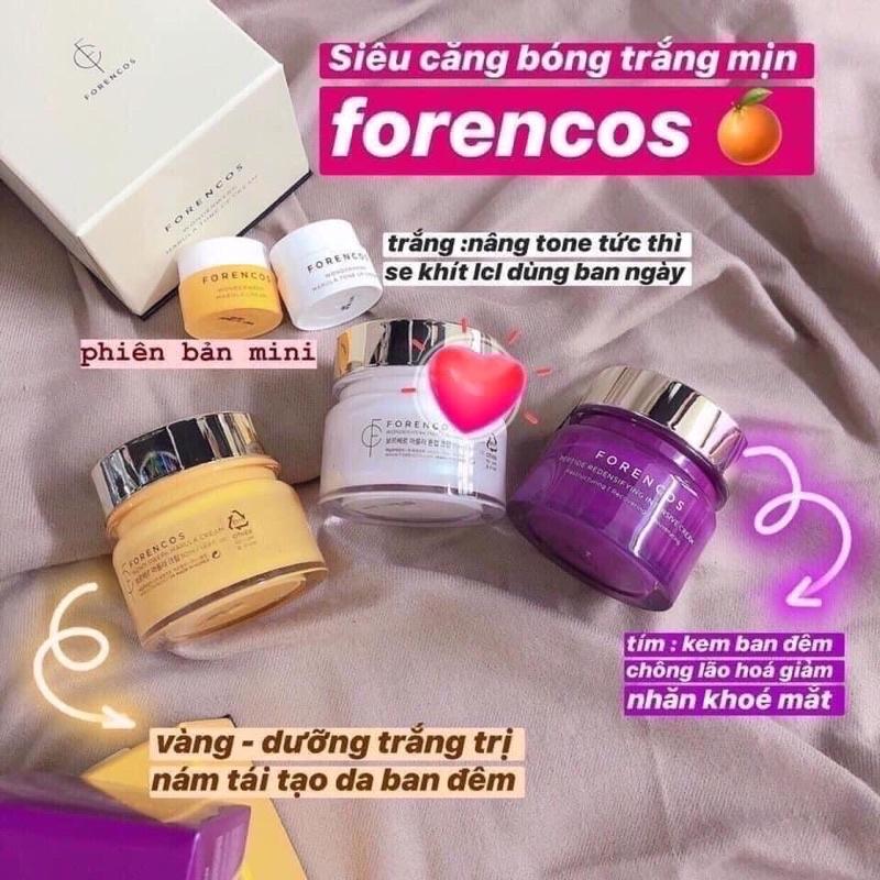 Review Kem dưỡng trắng da Forencos có tốt không? Công dụng và giá bán