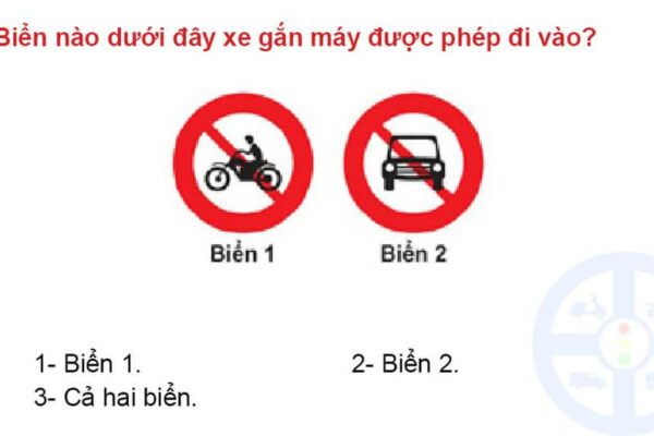 Phần Biển Báo – 200 Câu Hỏi Thi Bằng Lái Xe Máy A1 Phần Biển Báo – 200 Câu Hỏi Thi Bằng Lái Xe Máy A1