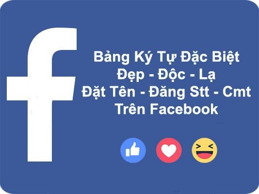 TOP kí tự đặc biệt FB 2023 ĐẸP - ĐỘC - LẠ để tạo tên Facebook