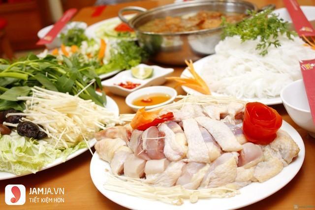 Các nguyên liệu làm lẩu gà cực chuẩn cho nồi lẩu thơm ngon