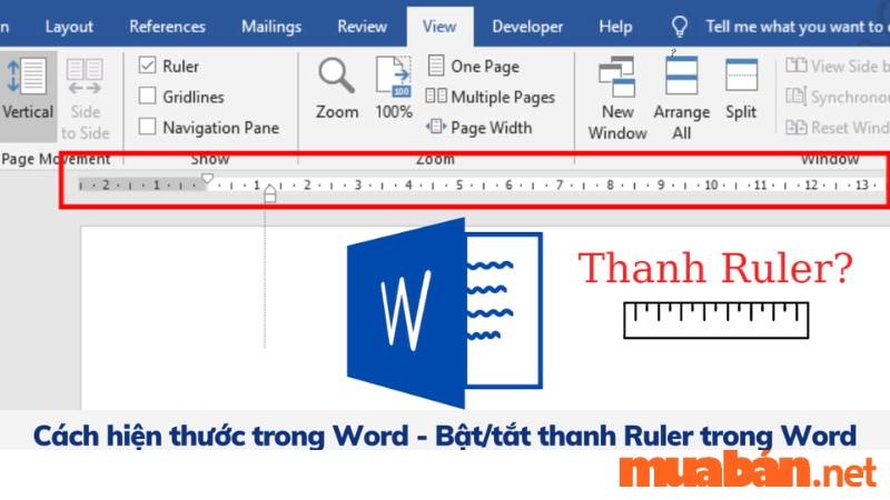 Cách hiện thước trong Word cực đơn giản | Hướng dẫn bật Ruler chi tiết