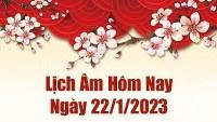 Lịch âm 21/1, âm lịch hôm nay thứ Bảy ngày 21/1/2023 là ngày tốt hay xấu? Lịch vạn niên ngày 21 tháng 1 năm 2023