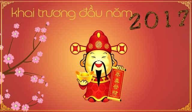 Ngày tốt khai trương, xuất hành đầu năm Đinh Dậu 2017