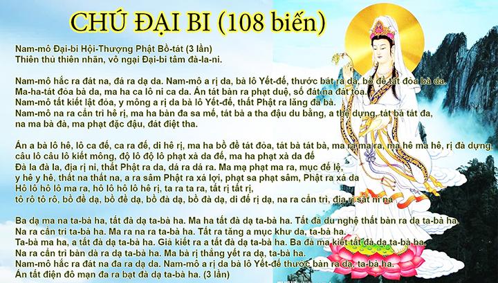 Lợi Lạc Khi Tụng Chú Đại Bi