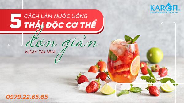 10 cách làm nước uống thanh lọc cơ thể, đẹp da, giảm cân