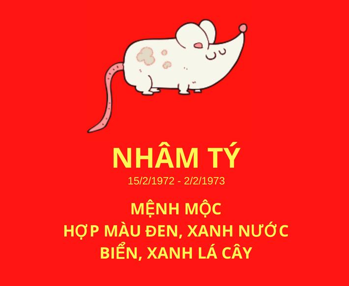 Sinh năm 1972 Mệnh gì? Tuổi Nhâm Tý hợp Tuổi nào & Màu gì?