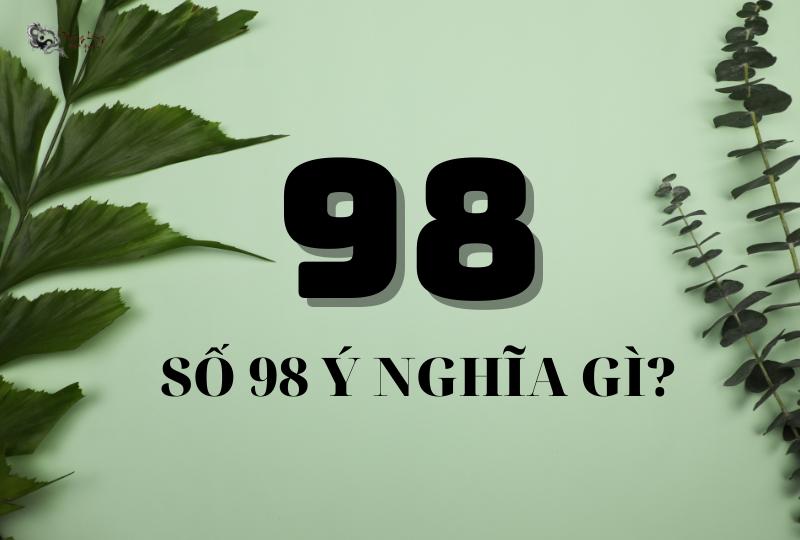 Số 98 có ý nghĩa gì? Giải mã ý nghĩa con số 98 trong biển số xe