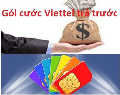 Gói cước di dộng Viettel trả trước mới nhất