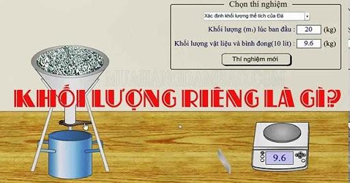 Khối lượng riêng | Trọng lượng riêng là gì? Đơn vị đo và công thức tính