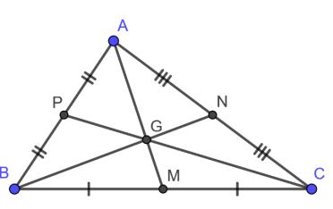 Trọng tâm tam giác: Khái niệm, tính chất và cách xác định  Trọng tâm của tam giác