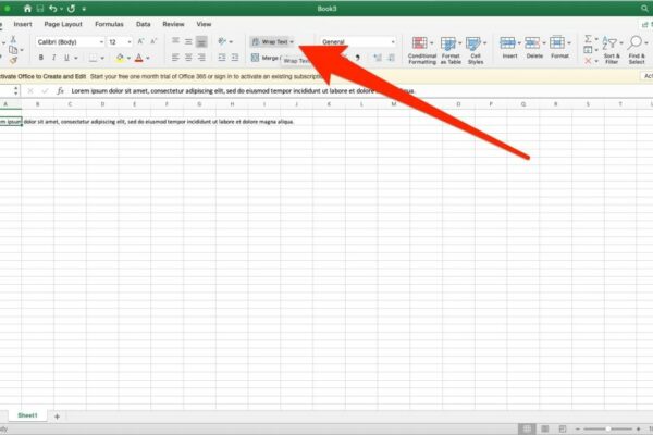 4 cách xuống dòng trong Excel MacBook cực đơn giản có thể bạn chưa biết