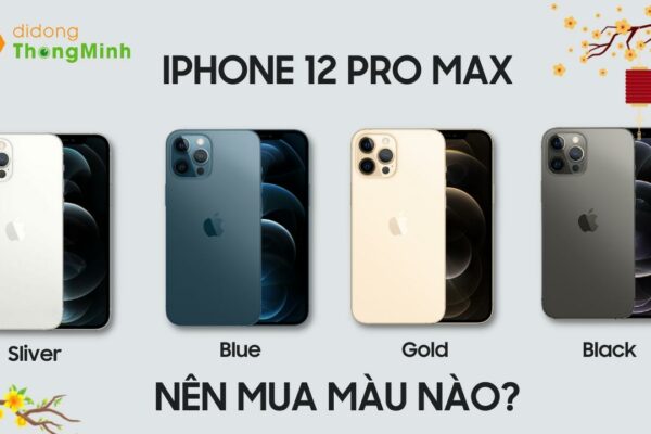 iPhone 12 Pro max có mấy màu? Màu nào đẹp nhất? Chọn màu theo phong thuỷ